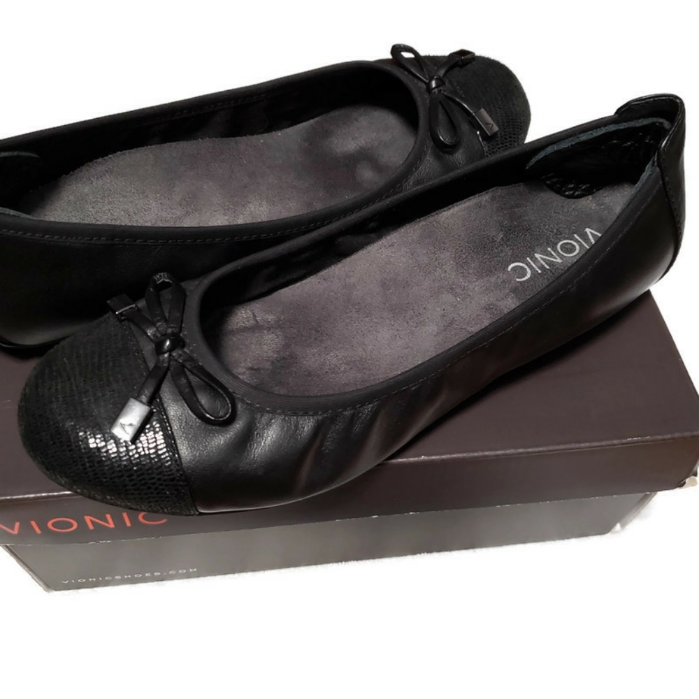 Vionic Spark Minna Ballet Flat 7.5 WIDE